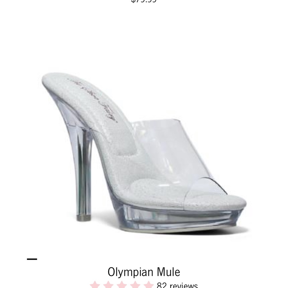 Olympic Mule competition heels